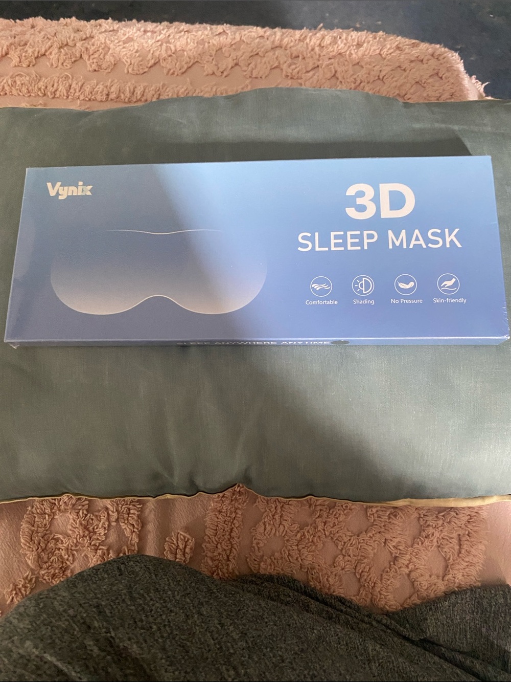 3D Sleep Mask - Blue Comfort Eye Mask